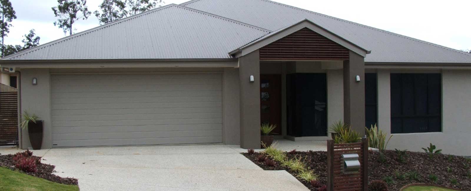 Slimline sectional garage door installed by Doormec in Flinders